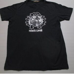 Roberto Cavalli Tiger black t shirt size Extra Large XL